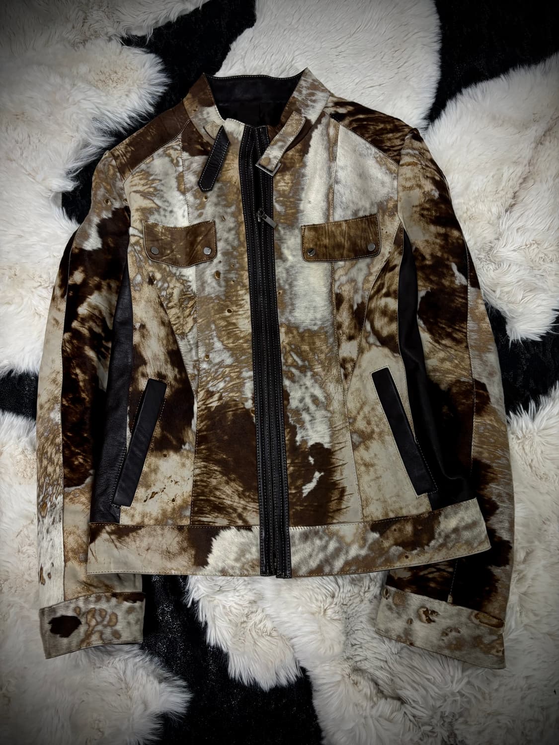 [00’s RARE]Brown Calf Hair Trimming Shee 상품이미지1