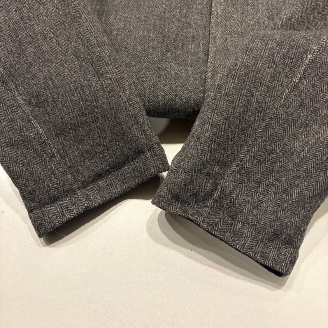 [100] 입생로랑 뿌르 옴므 앙고라 헤링본 울 코트 C740 상품이미지5