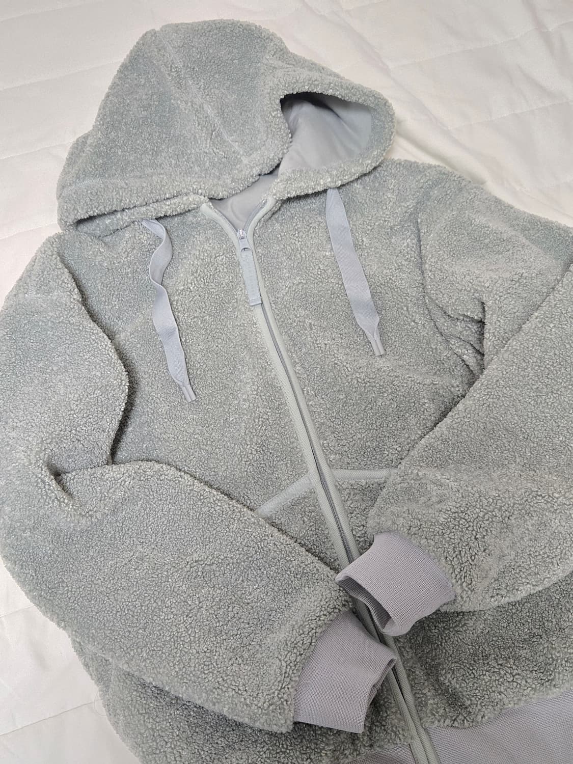 뉴발란스 플리스 후리스 자켓 카키 S사이즈 상품이미지3