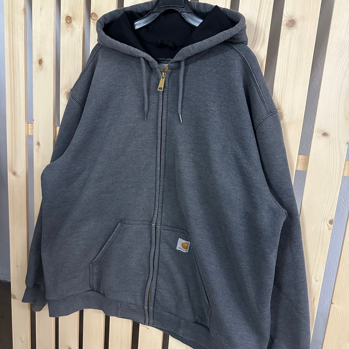 (XL) 칼하트 써멀 후드집업 그레이 상품이미지2