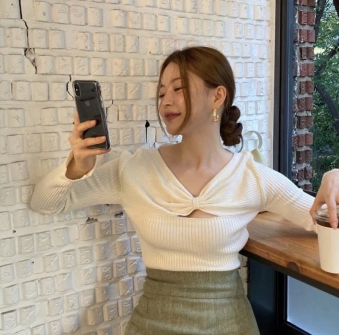 마가린핑거스 리본트위스트 니트 상품이미지2
