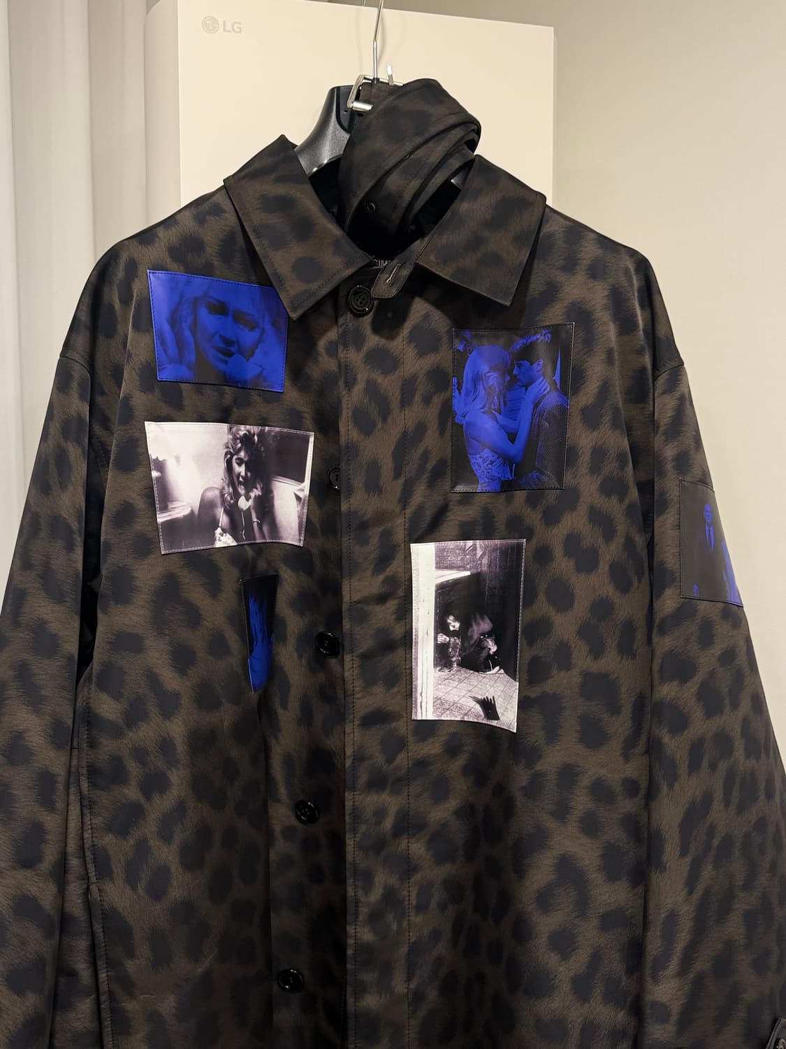 라프시몬스 19FW 블루벨뱃 레오파드 카코트 46사이즈 상품이미지7