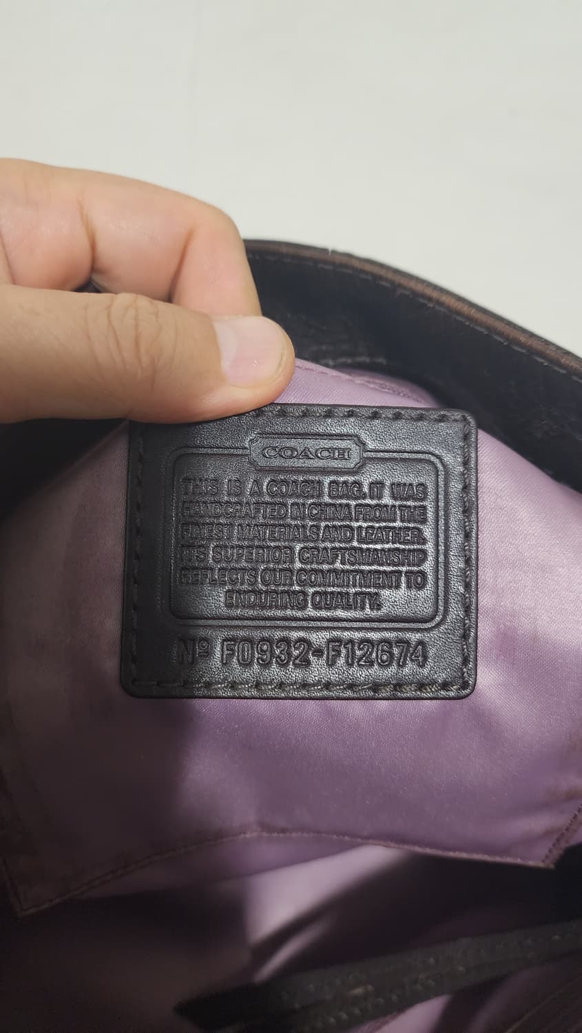 코치 시그니처 빅숄더백 상품이미지7
