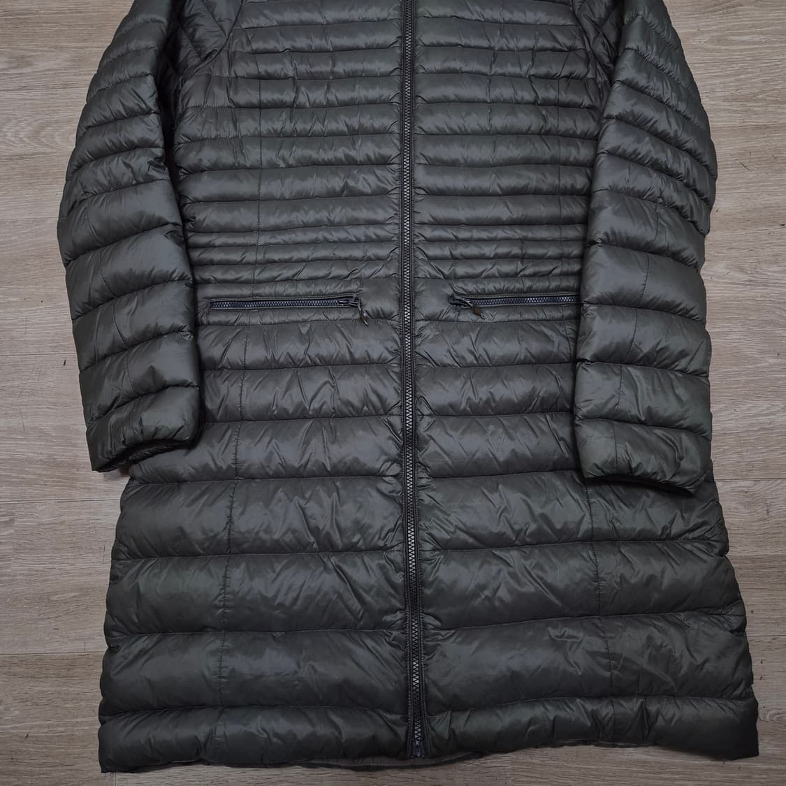 라푸마 SINCE 1930 사이드와펜 다운 후드 롱 경량패딩 L(100) 상품이미지3