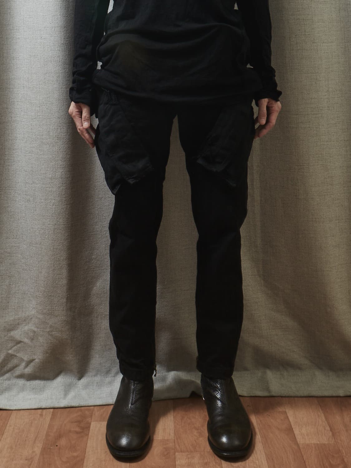 Julius pre 22ss 데미지 카고 팬츠 상품이미지8