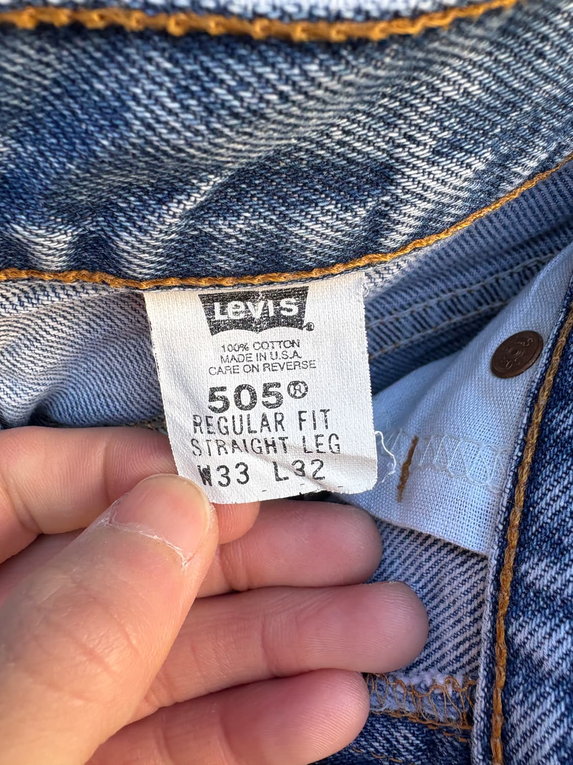 90's 리바이스 505 (미국생산) 상품이미지3