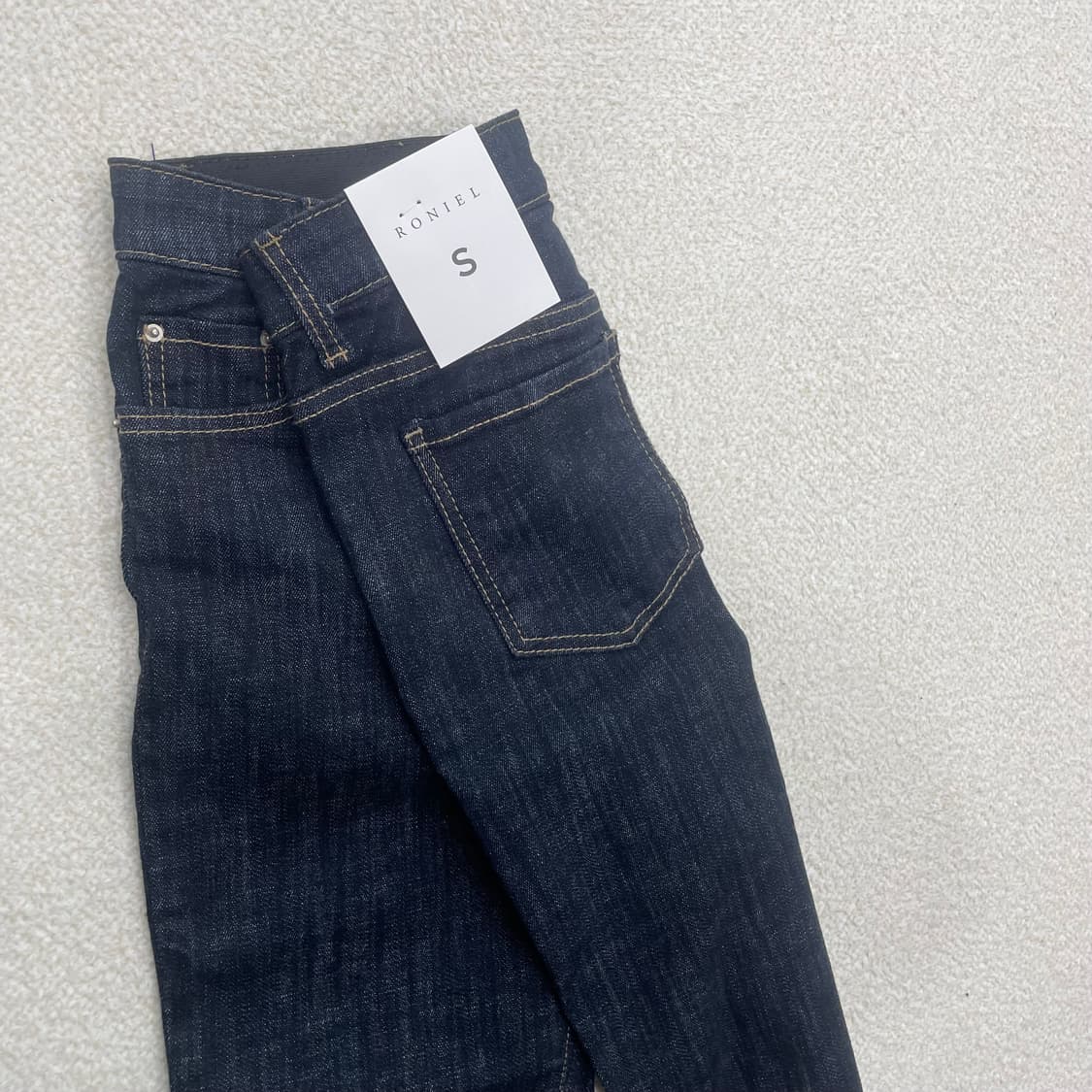로니엘 스트레이트 데님 s 상품이미지2