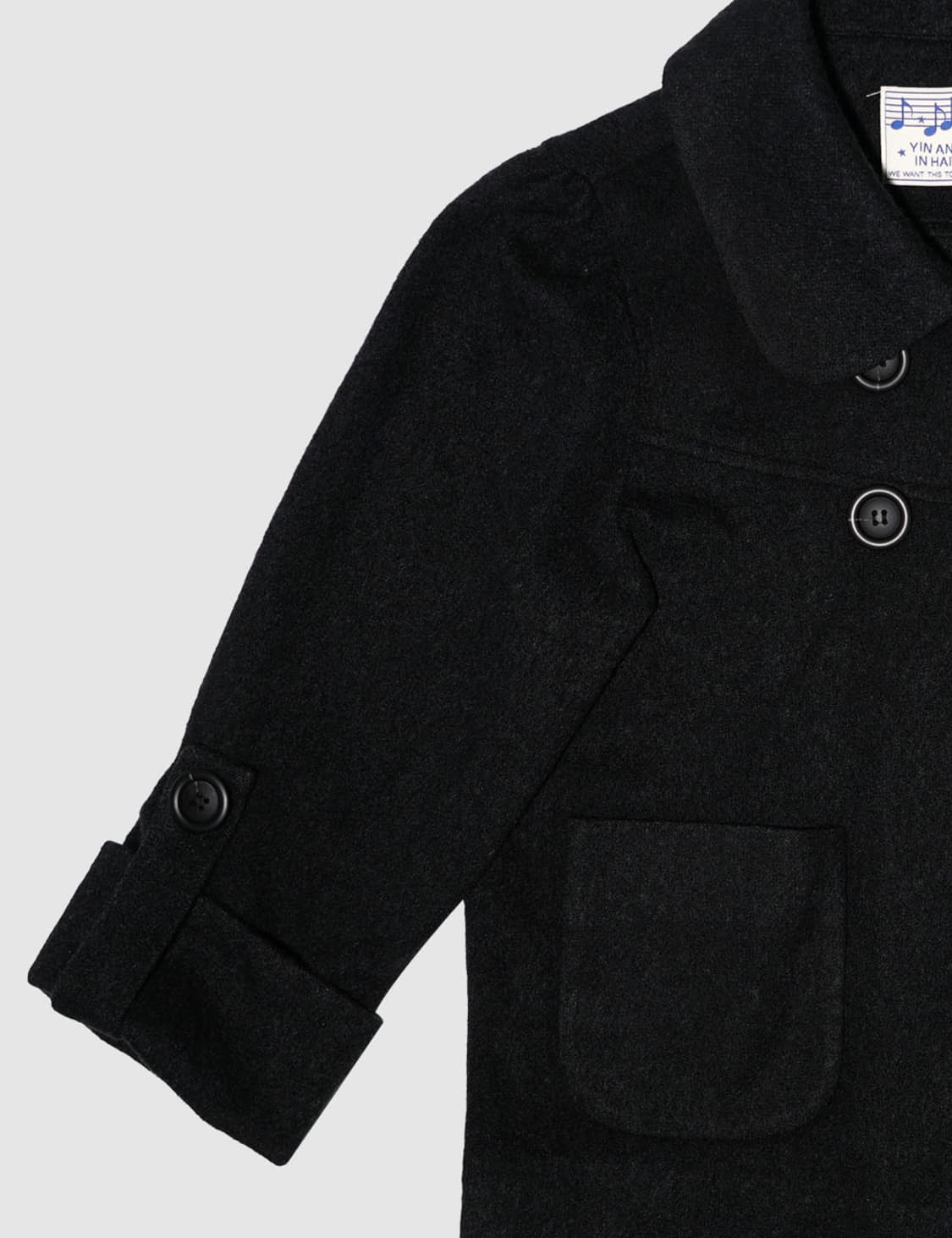 인앤양인하모니 포포 가디건 자켓 블랙 상품이미지3