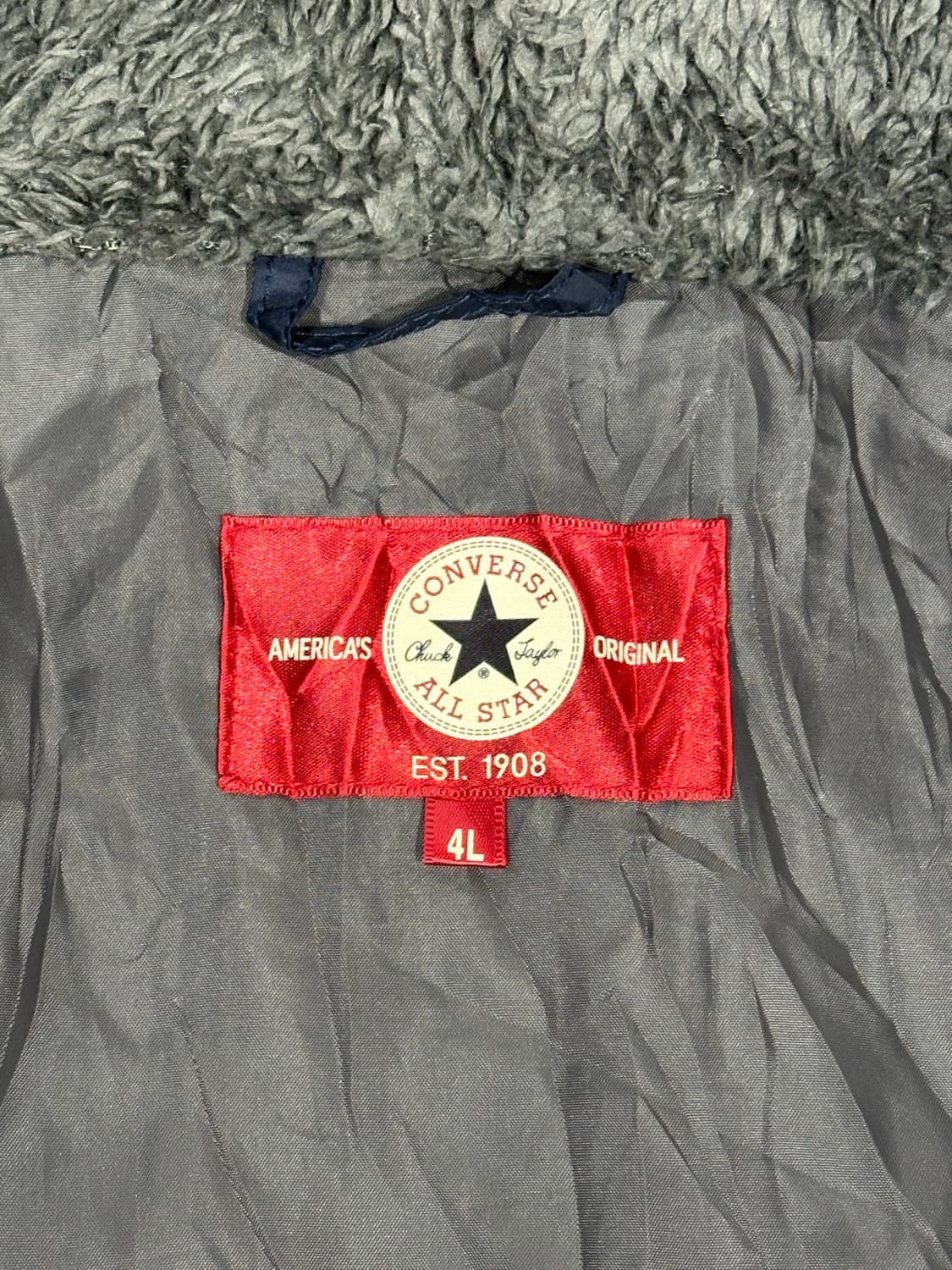 컨버스 네이비 경량 패딩 L 상품이미지7