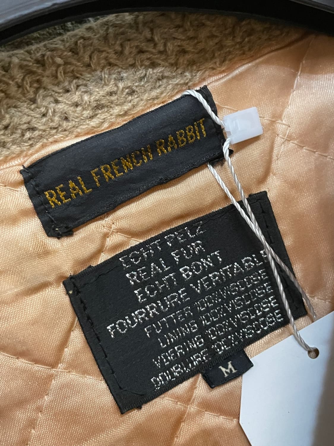 Vintage Real French Rabbit Fur Vest 상품이미지7