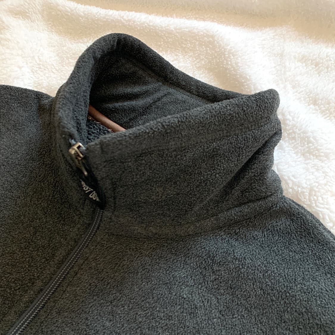 빈티지 FIRST DOWN 양털 안감 플리스 집업 자켓 상품이미지4