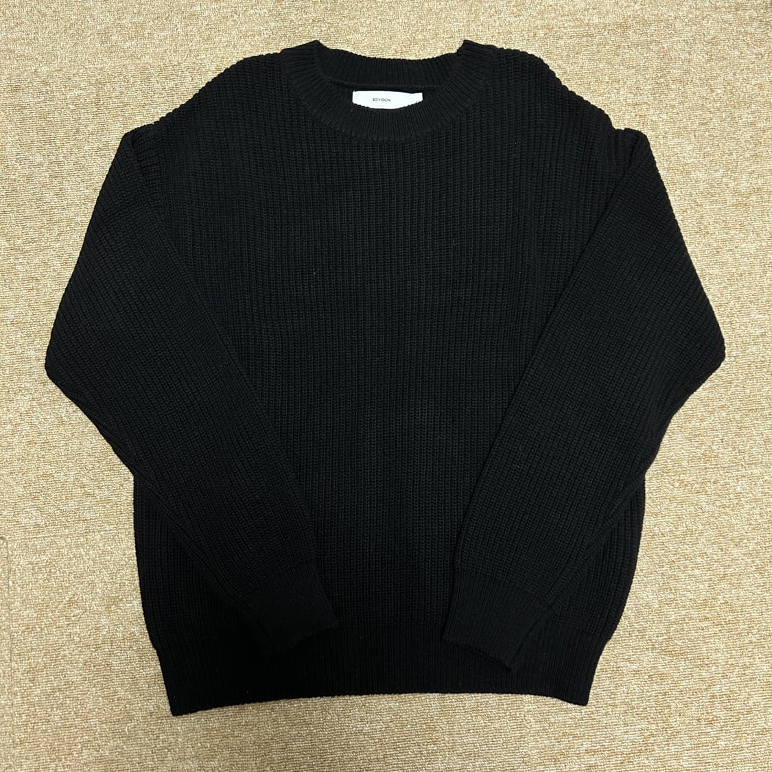8division 블랙스웨터(S) 상품이미지2