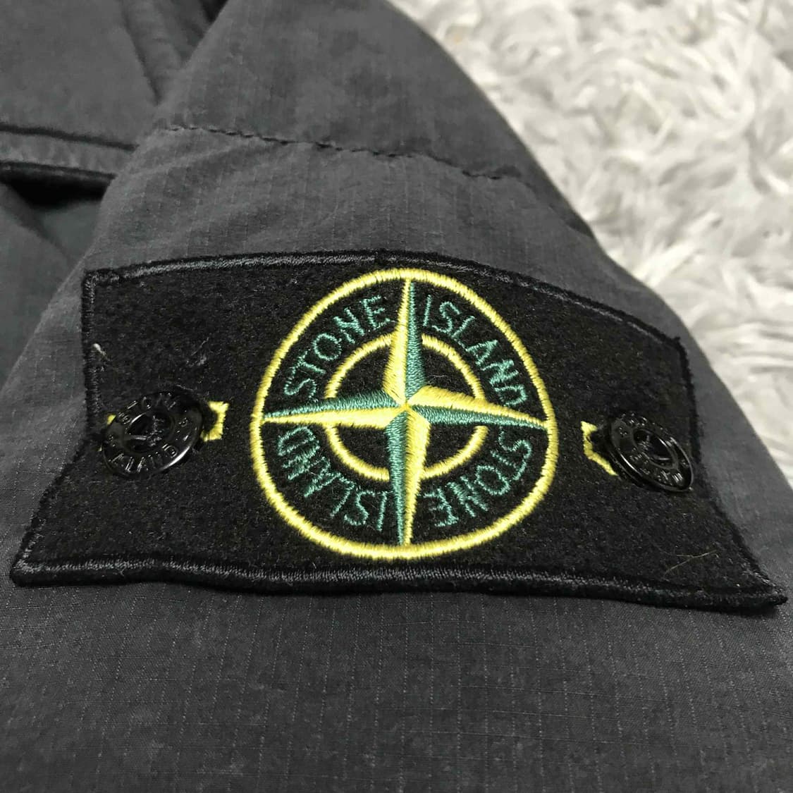 {클로젯}[S][백화점판]스톤아일랜드 코튼 나일론 립스탑 다운 피코트 상품이미지3