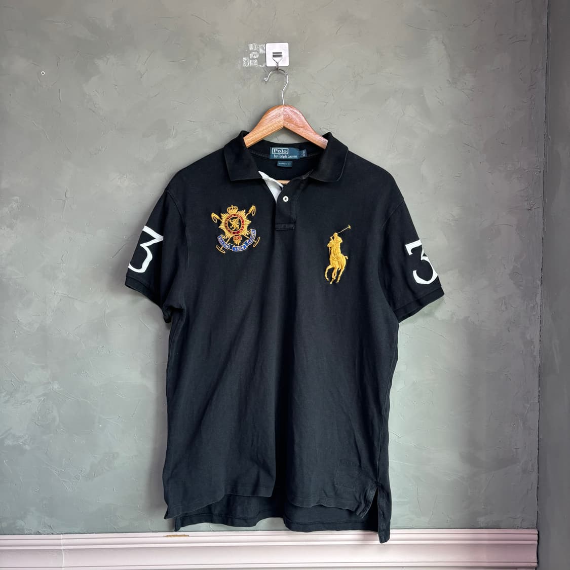 폴로 랄프로렌 빅포니 치프키프 블랙와치 카라티 반팔  상품이미지1