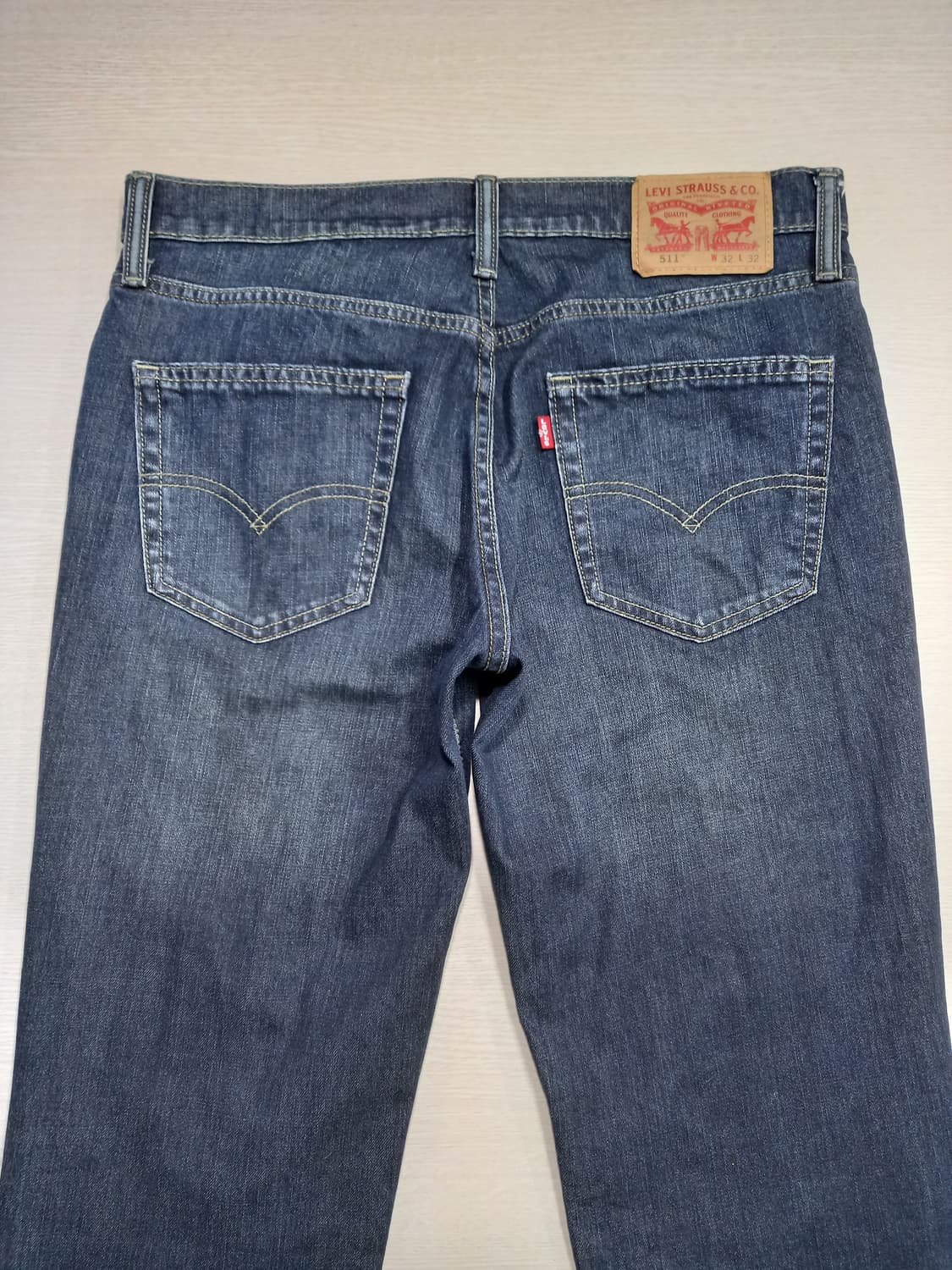 32 리바이스511 워싱 스판 슬림일자진 진청 32-308 상품이미지4