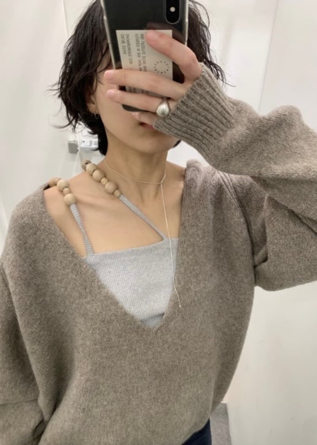 베이스레인지 타브 롱 슬리브 티셔츠 S 상품이미지3