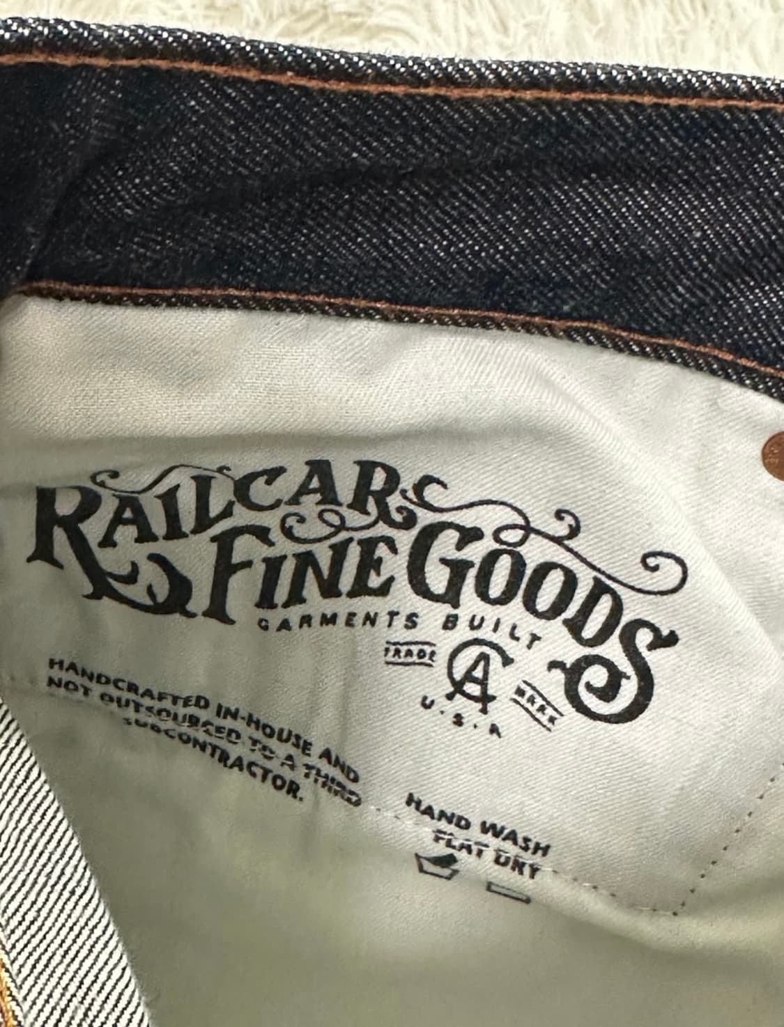 [정품] 레일카 파인 굿즈 (Railcar Fine Goods) 셀비지  상품이미지7