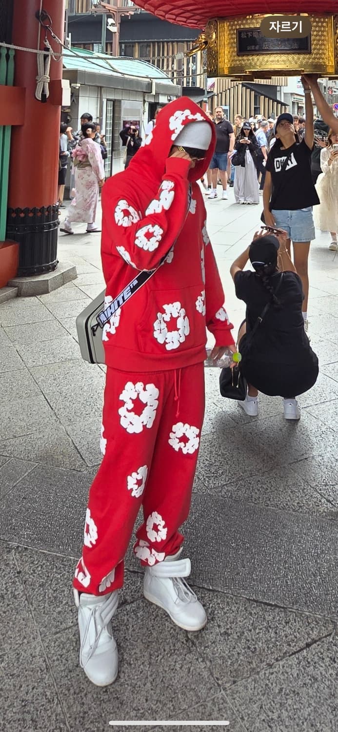 데님티어스 denimtears 셋업 (red) 상품이미지3