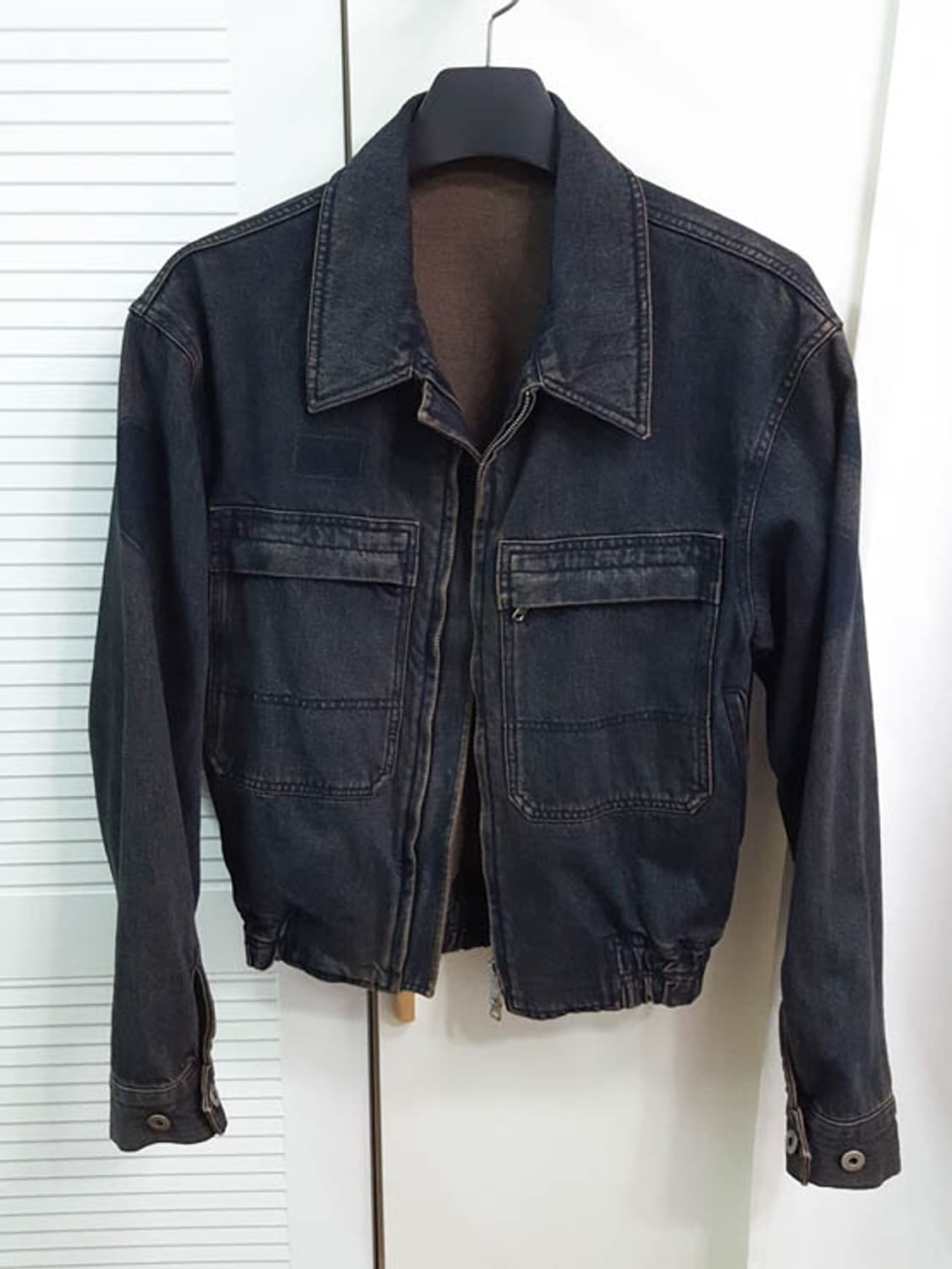 쿠어 틴트 데님 집업 자켓 M 상품이미지1