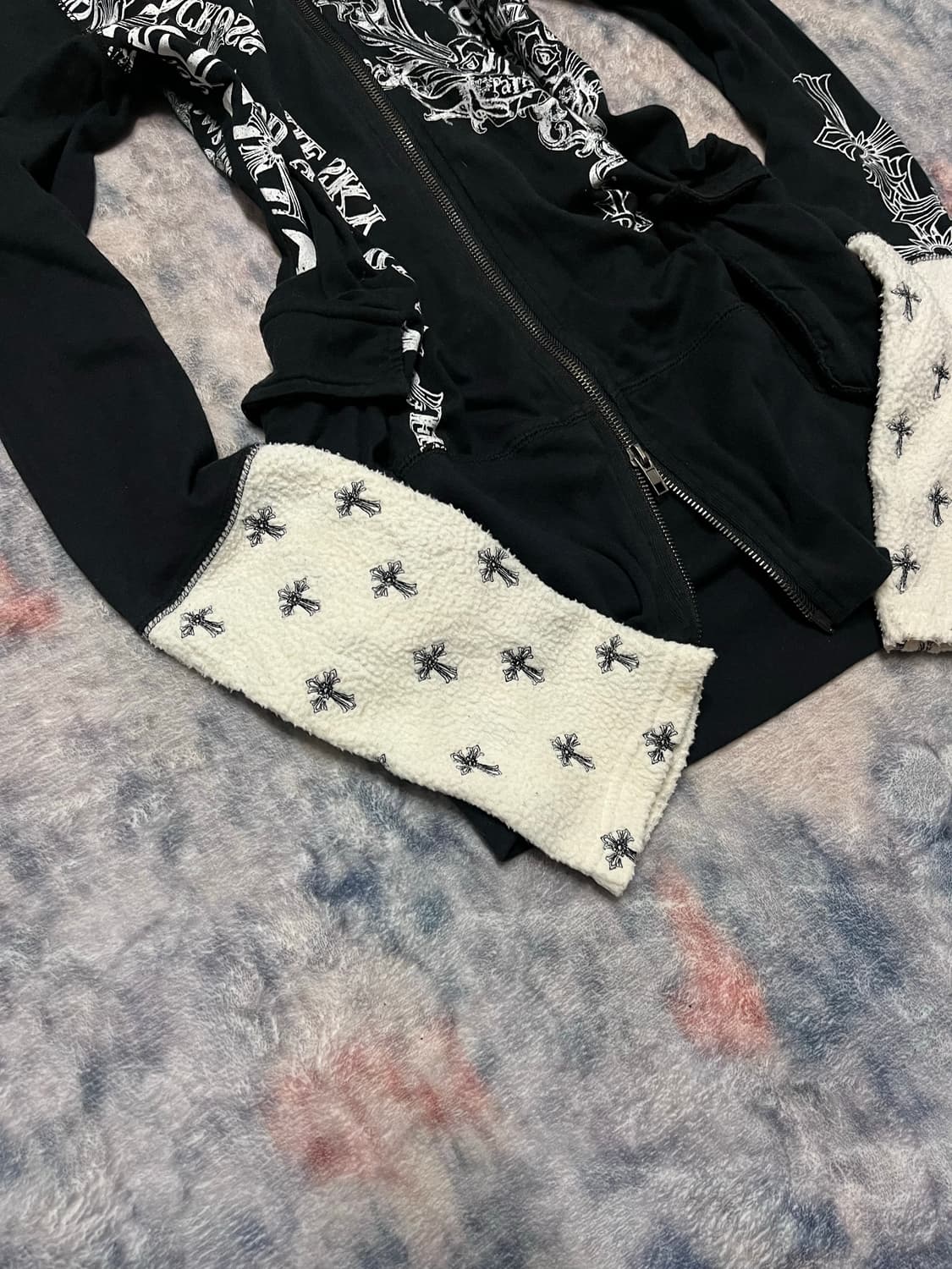 Glitz 00s rare cross gimmick hoodie  상품이미지5