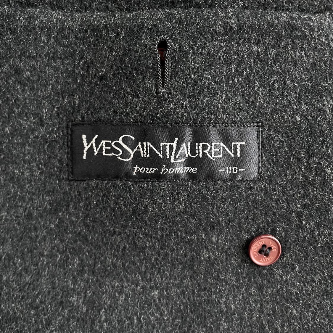 YvesSaintLaurent  입생로랑 자수 울 블루종 자켓 (내피포함 상품이미지7