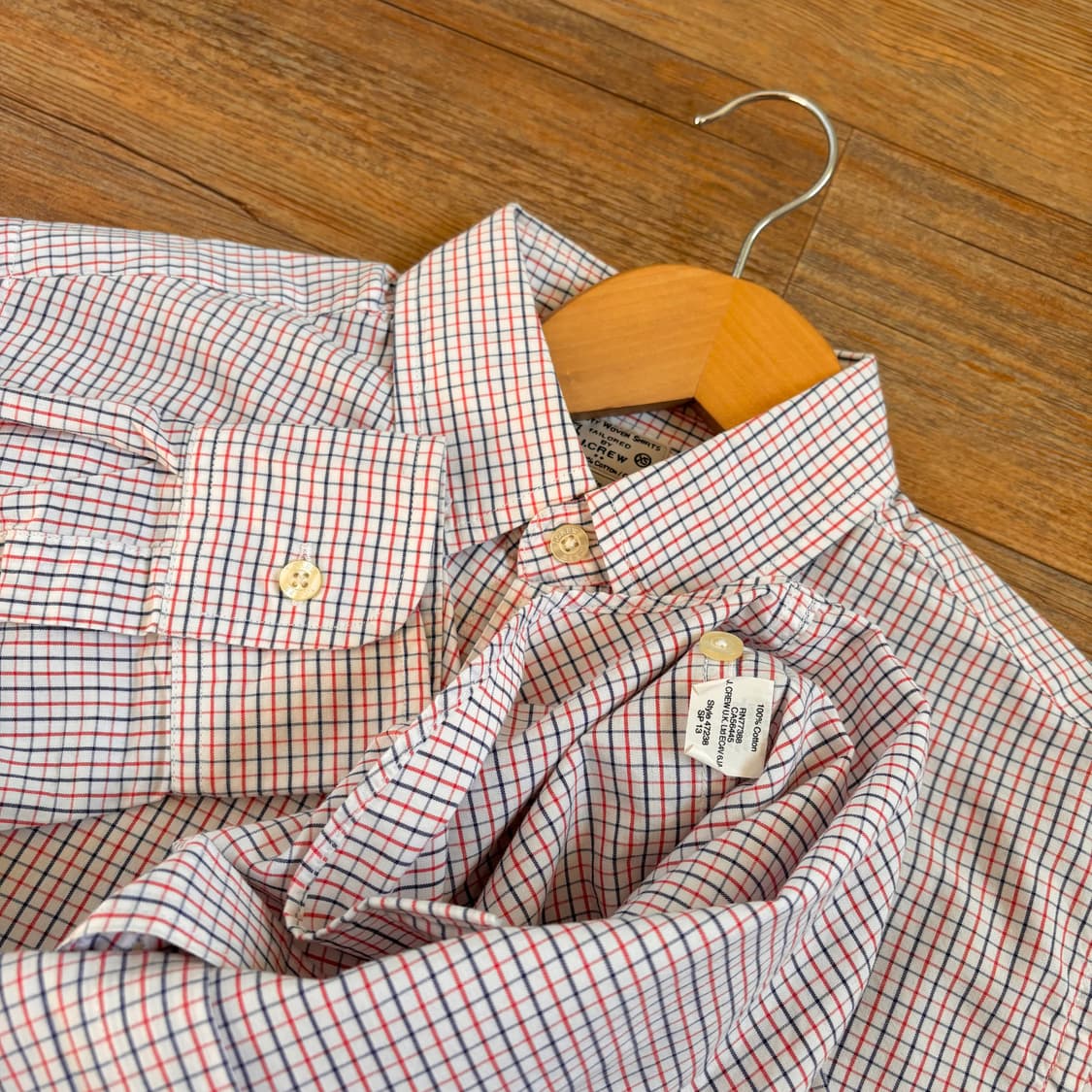 JCREW 제이크루 XS 캐주얼 체크 셔츠 남방 수입 정품 상품이미지4