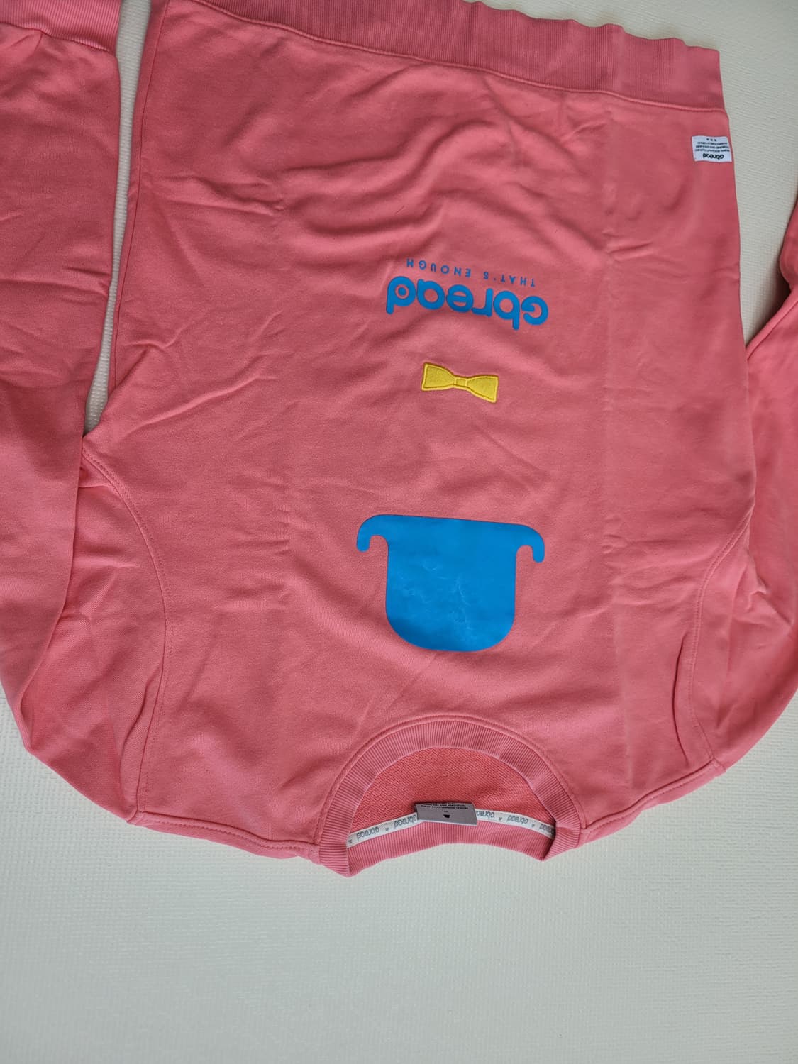 지브레드 Gbread 남자 맨투맨 XL 핑크 상품이미지2