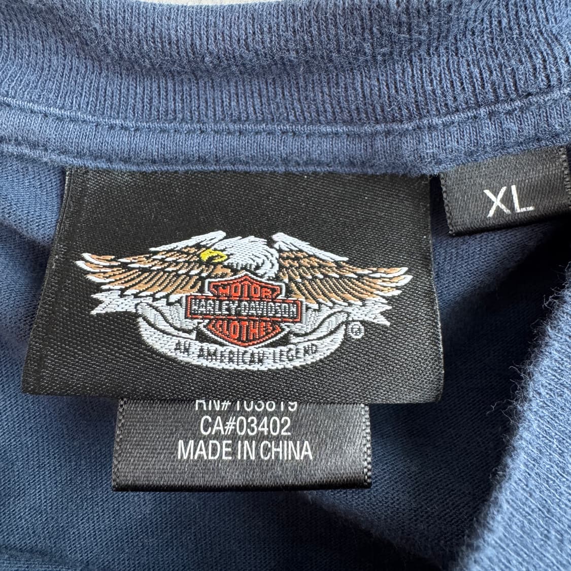 할리데이비슨 스컬 해골 레이어드 롱슬리브 상품이미지5