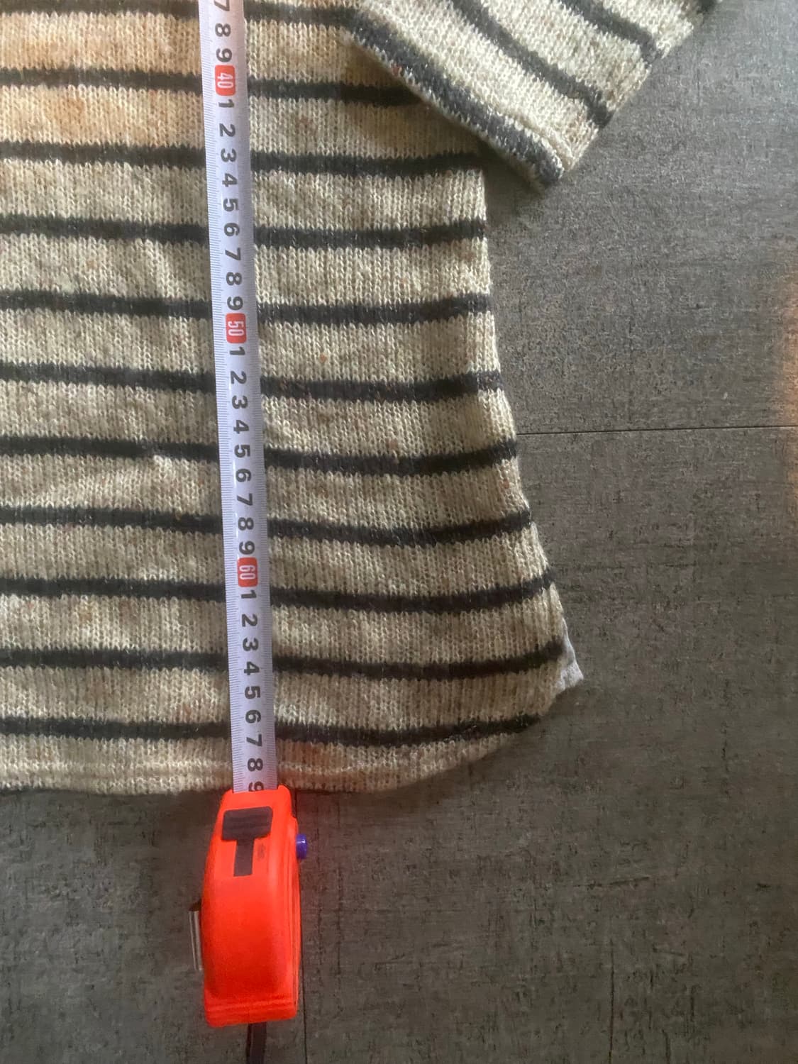 일본빈티지 Innoce 하구미모리걸할메카지 바선생 숄더버튼 니트스웨터 상품이미지4