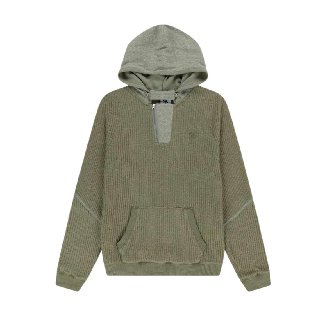 산산기어 리브드 후디 니트 카키 구해요!! 상품이미지1