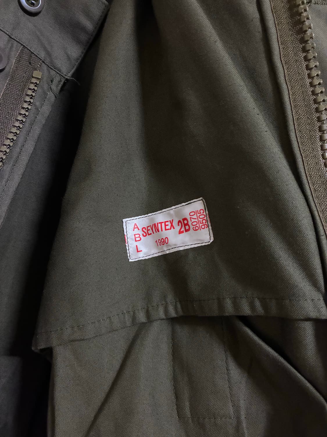 Vintage 2B 벨기에 m-88 야전 상의 상품이미지2