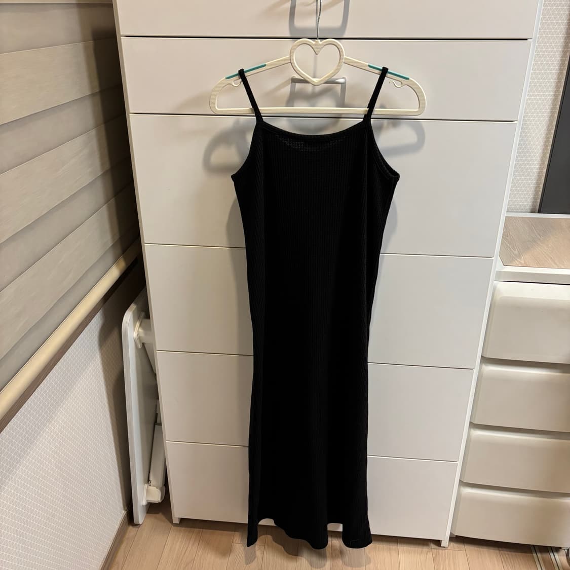 FLASH BLUE 블랙 롱 끈 니트 원피스 상품이미지6