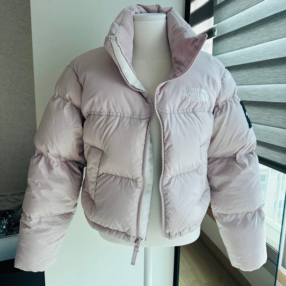 노스페이스 화이트 라벨 노벨티 눕시 패딩 핑크 xs  상품이미지2