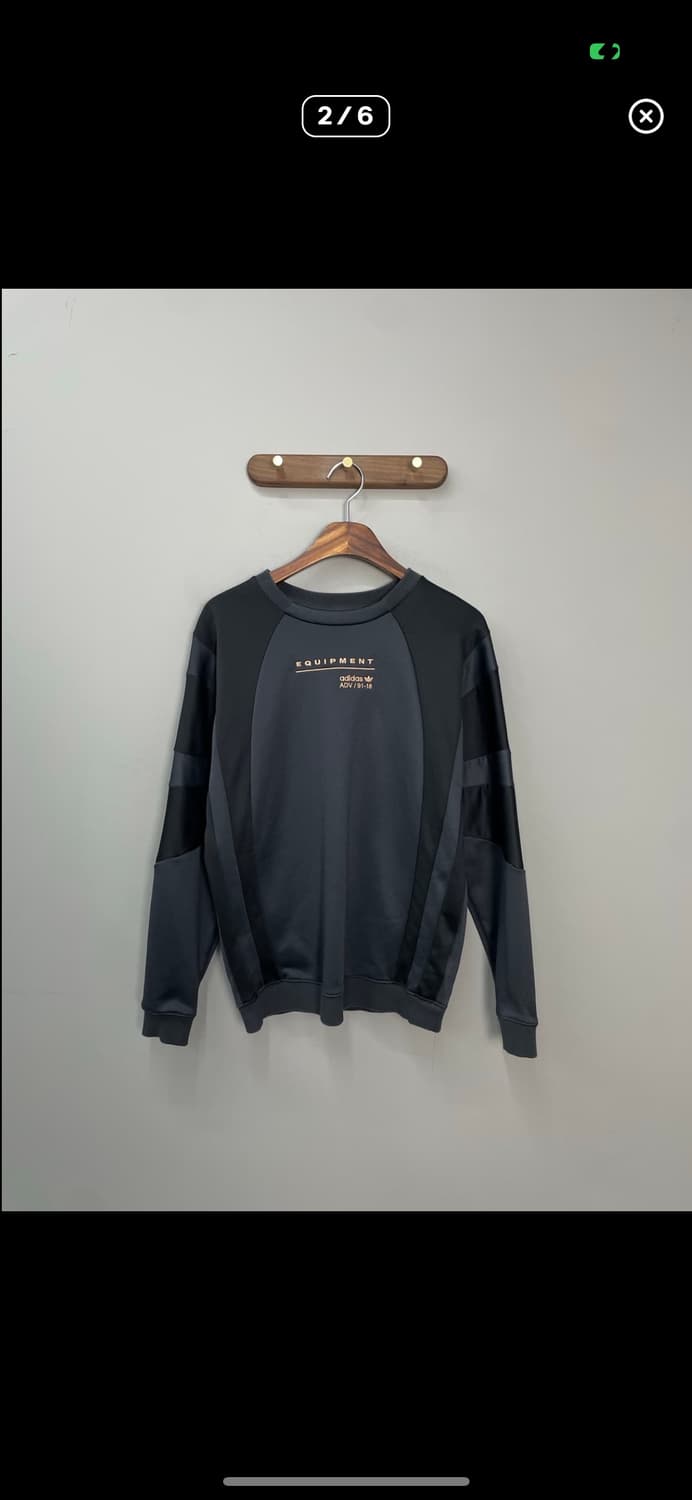 아디다스 블랙 이큅먼트 맨투맨 A2407 상품이미지2