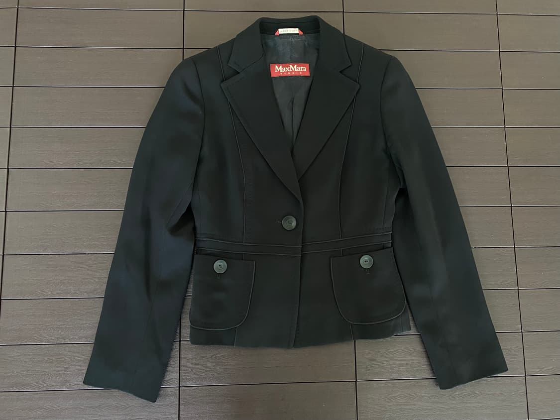 (36) 막스마라 라인 디테일 자켓 상품이미지1