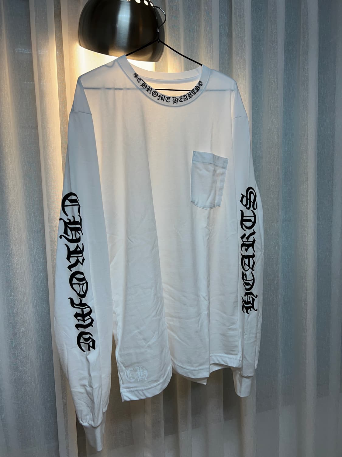 크롬하츠 넥 스크립트 롱슬리브 XL 새상품 상품이미지2