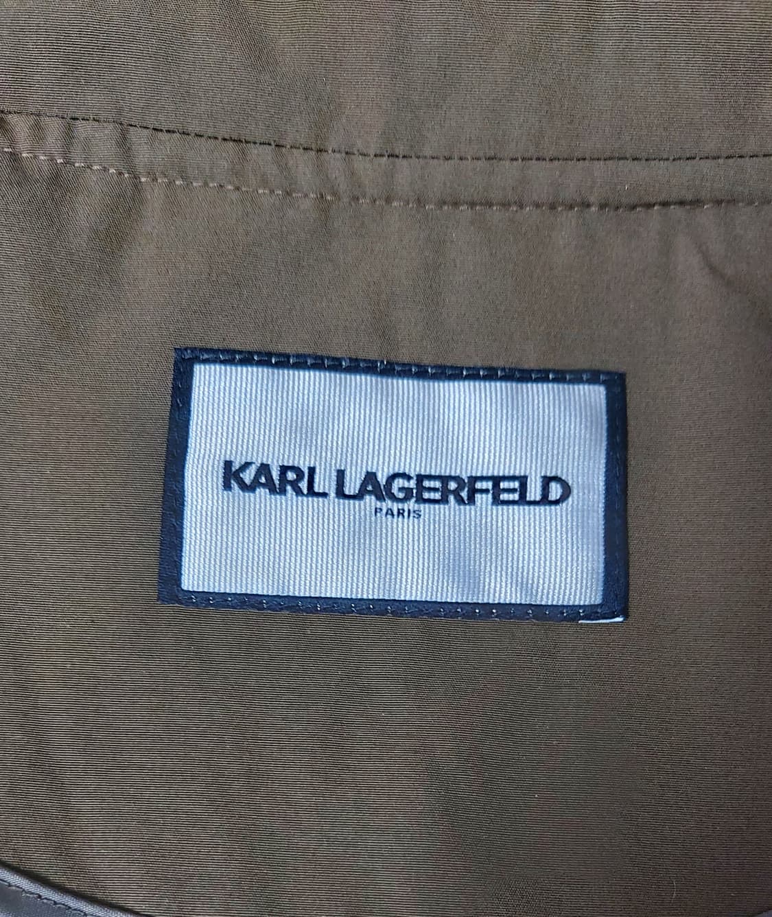 칼 라거펠트 여성 트렌치코트 카키(100) 상품이미지6