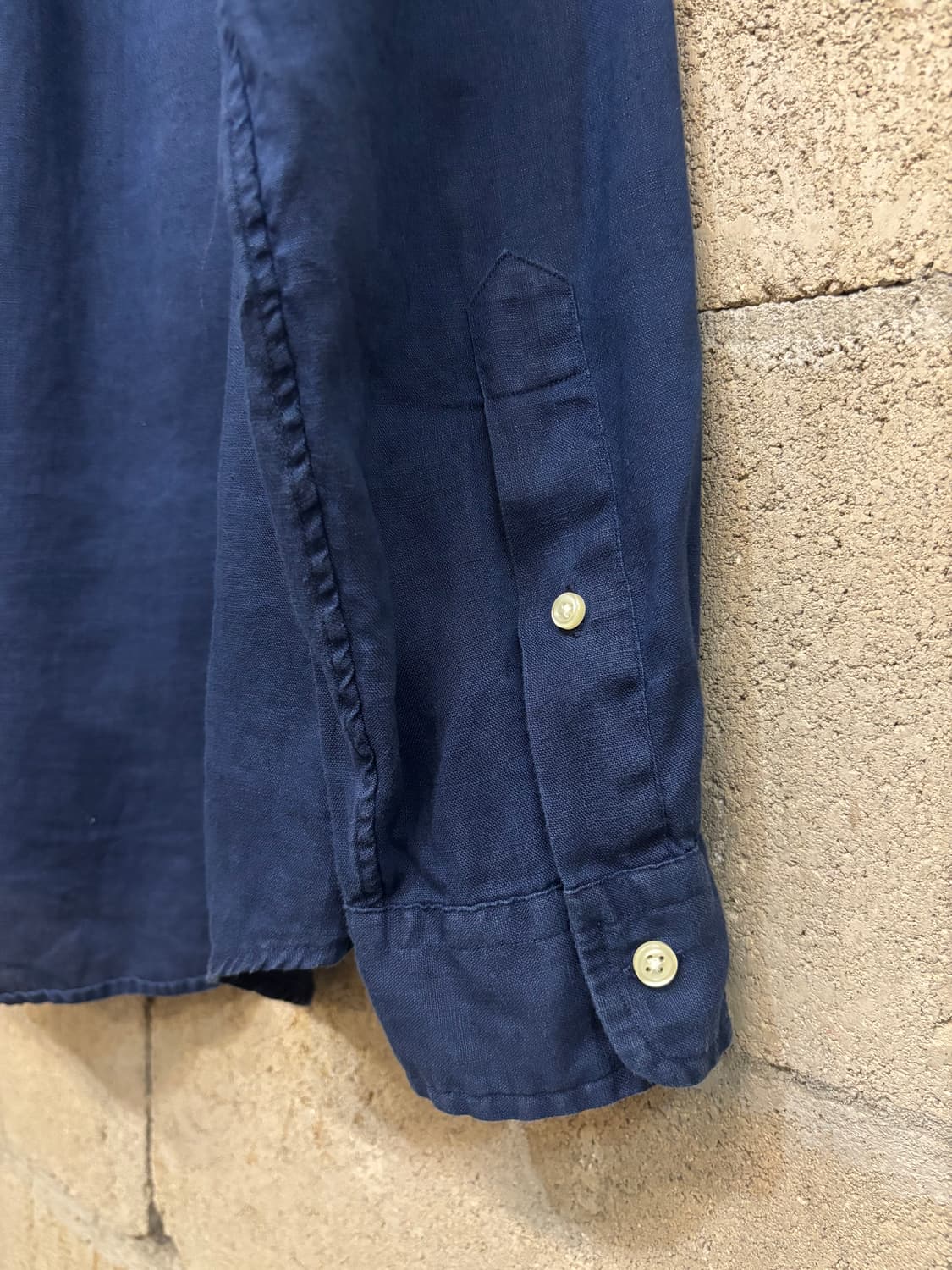 폴로 랄프 로렌 네이비 린넨 셔츠 상품이미지4