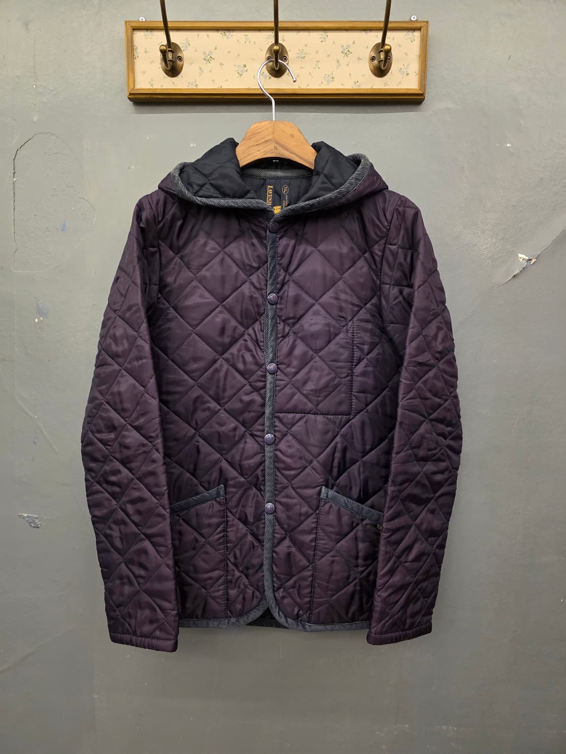 라벤햄보라퀼팅후드자켓 상품이미지1