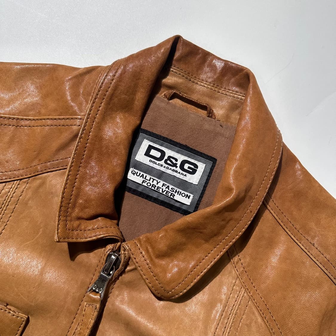 돌체 앤 가바나 D&G 레더 블루종 자켓 상품이미지4