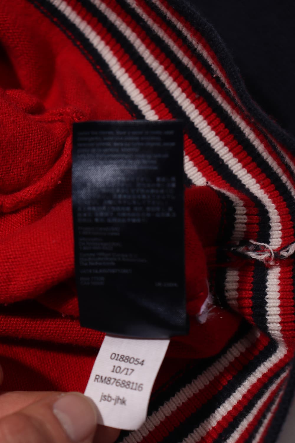 TOMMY HILFIGER  스타 로고 배색 니트 집업  women S 상품이미지6