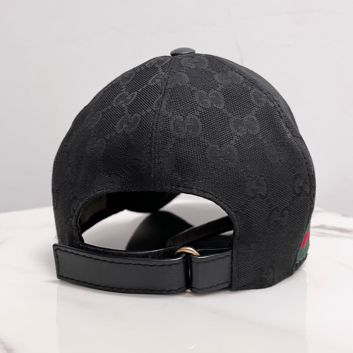 [S+급/정품] 구찌 웹 GG 모자 볼캡 블랙 상품이미지6