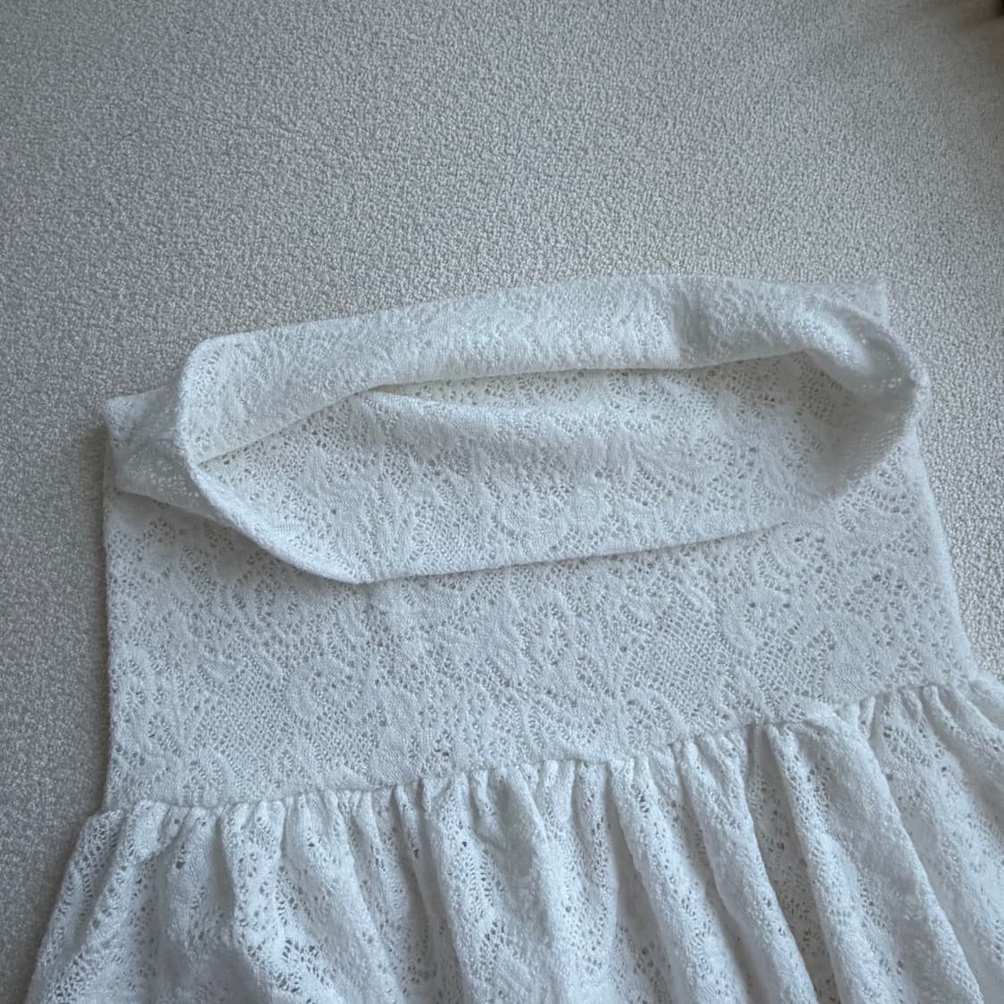 폴리수엠 BOTH SKIRT AND TOP IN LACE, WHITE 상품이미지4