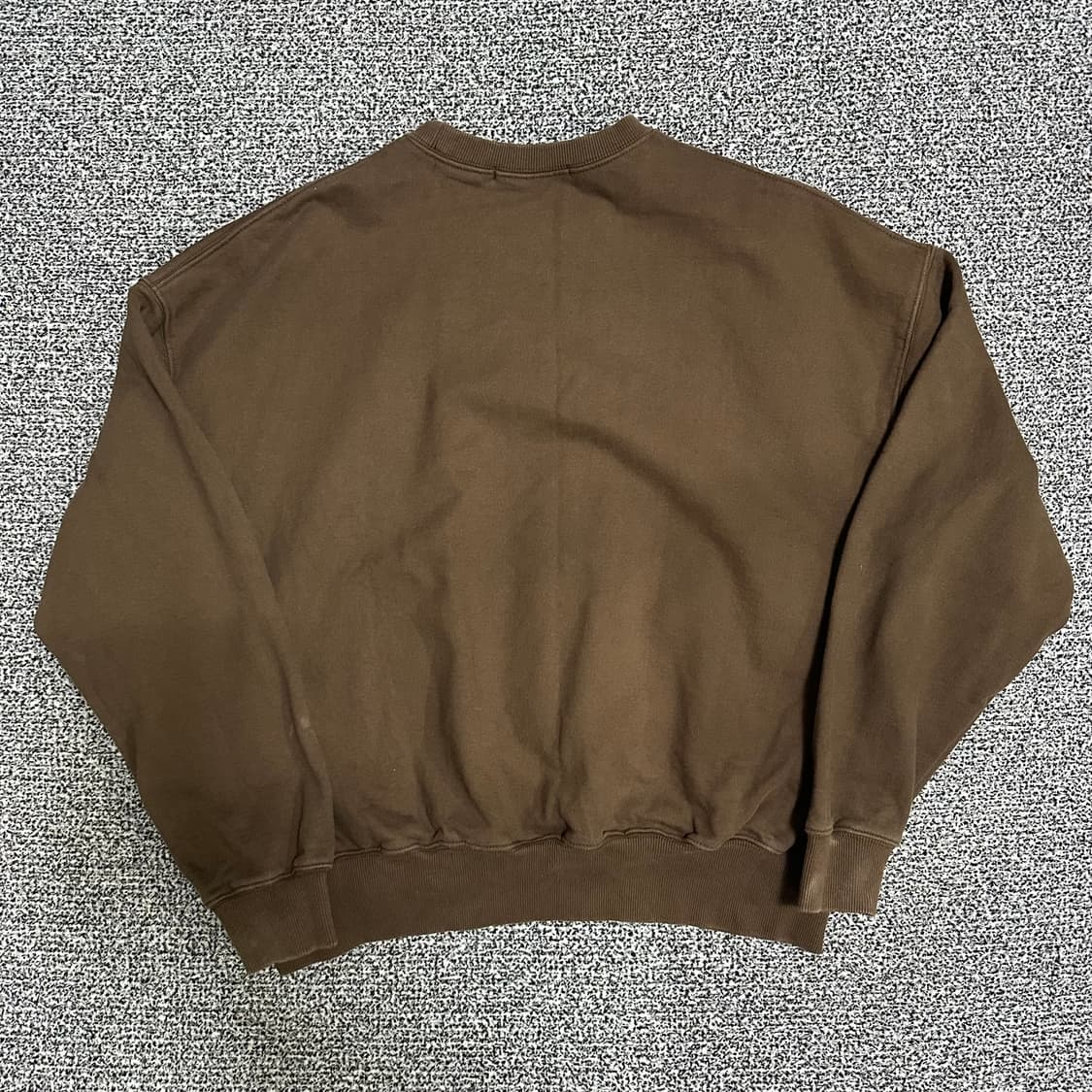 (FREE) 마르디 메크르디 플라워 맨투맨 브라운 상품이미지4