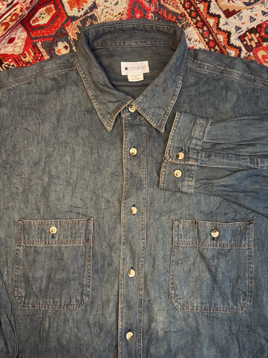 Converse 90s Classic indigo denim shirt 상품이미지3