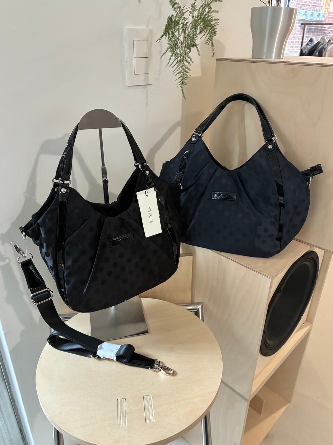 요지 야마모토 Y’SACCS 2WAY 도트 백 상품이미지1