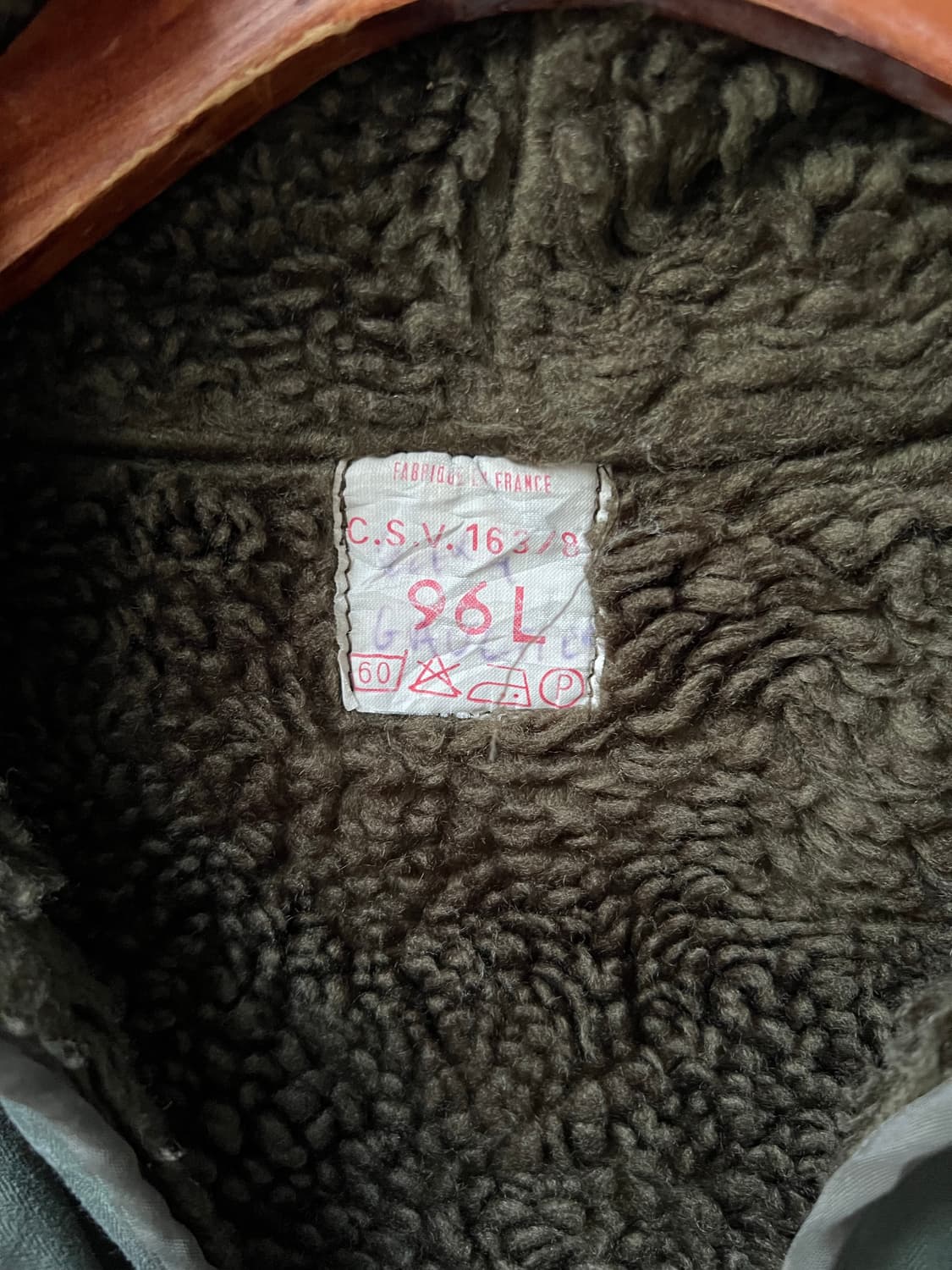 1970/80s FRENCH ARMY F-1 공군모즈파카 오리지널개파카 상품이미지7