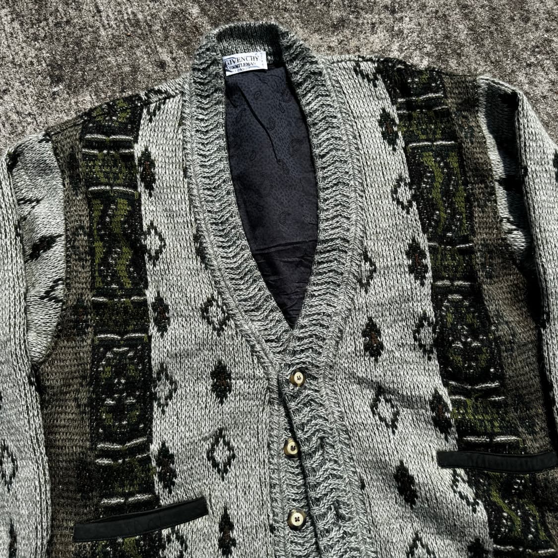 [XL] 80s Givenchy 지방시 젠틀맨 가디건 상품이미지6