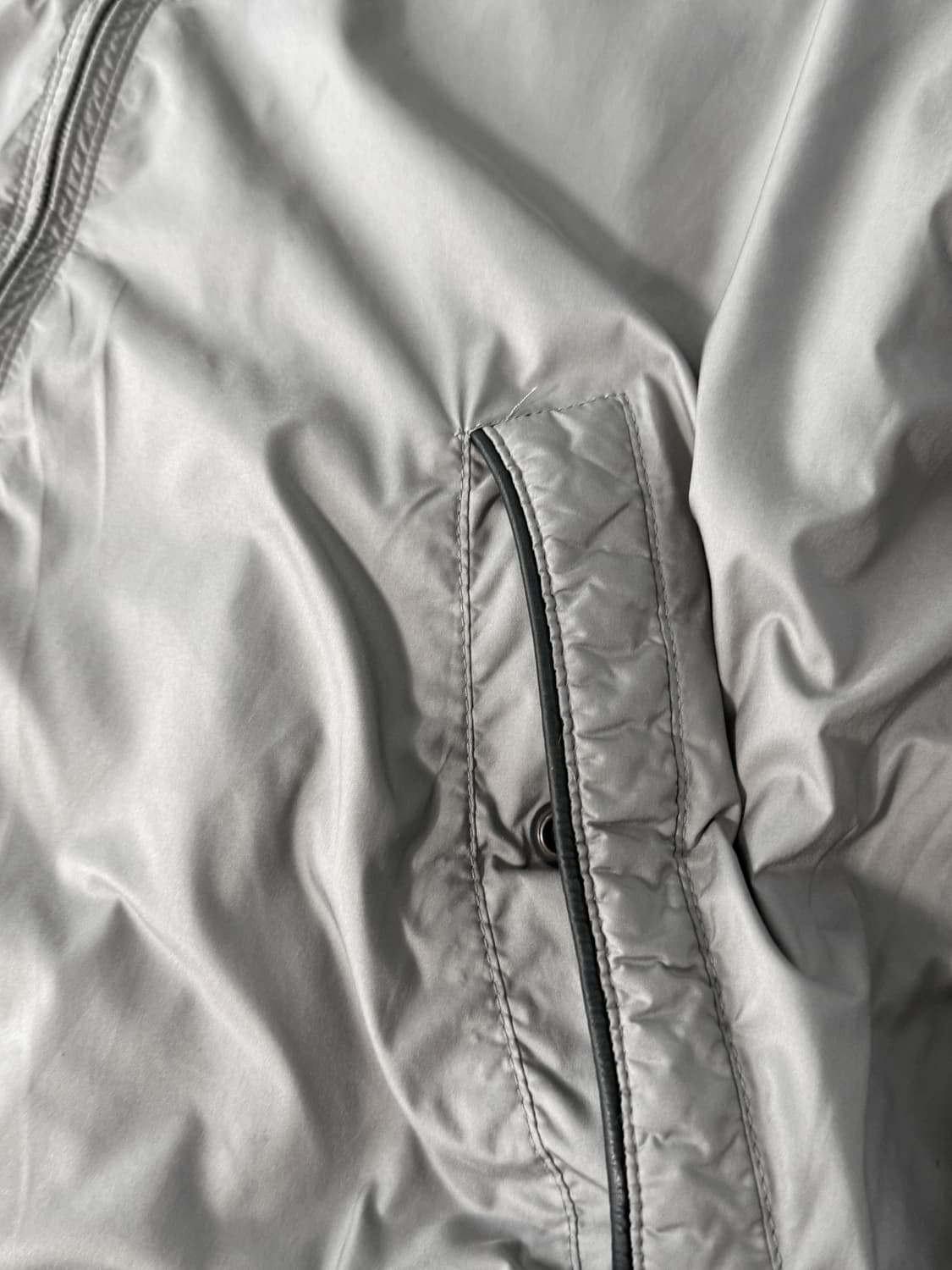 폴로 랄프로렌 00‘s 그레이 폴리쉘 블루종 봄버 점퍼 상품이미지7