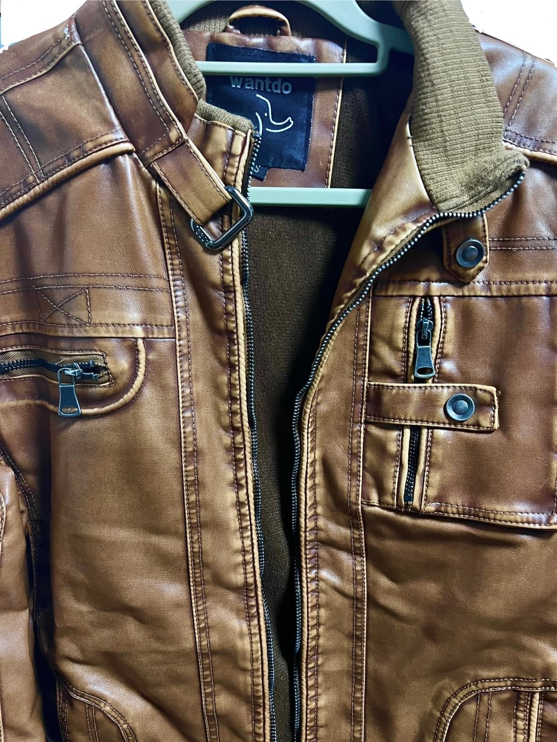 빈티지 버클 가죽자켓 vintage leather jacket 상품이미지2